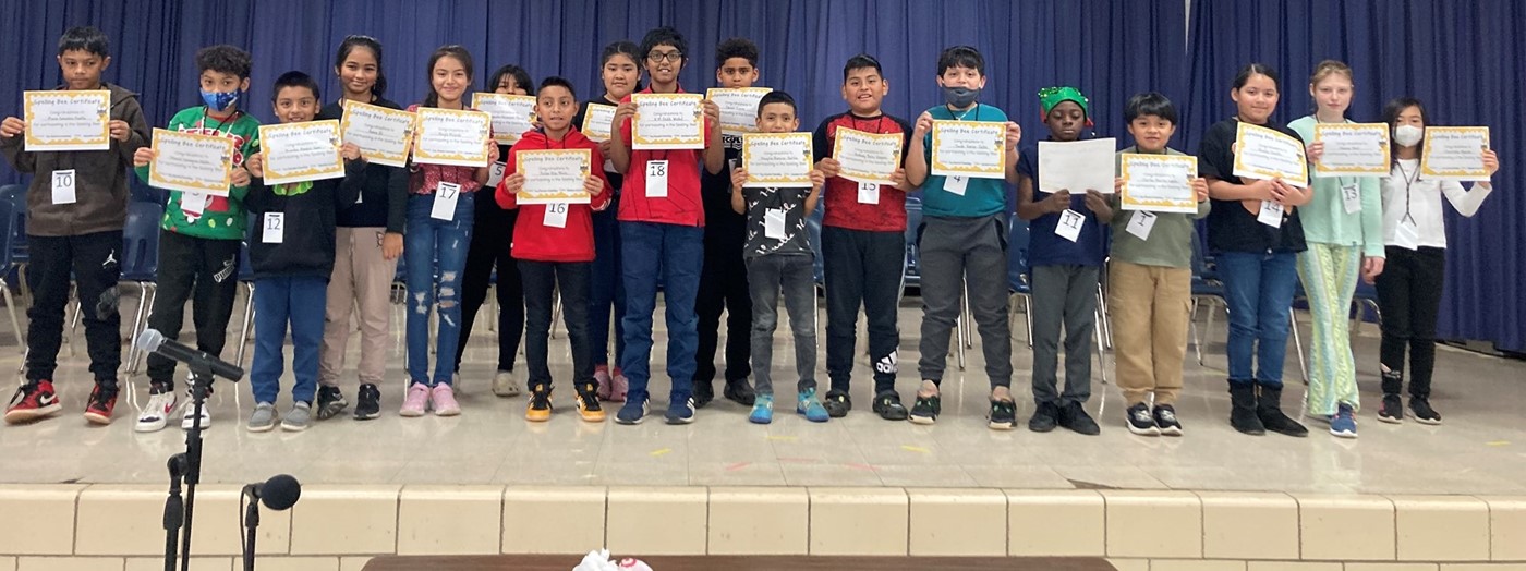 Spelling bee participants
